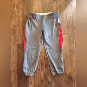 Women's Champro Gray and Red softball Pants